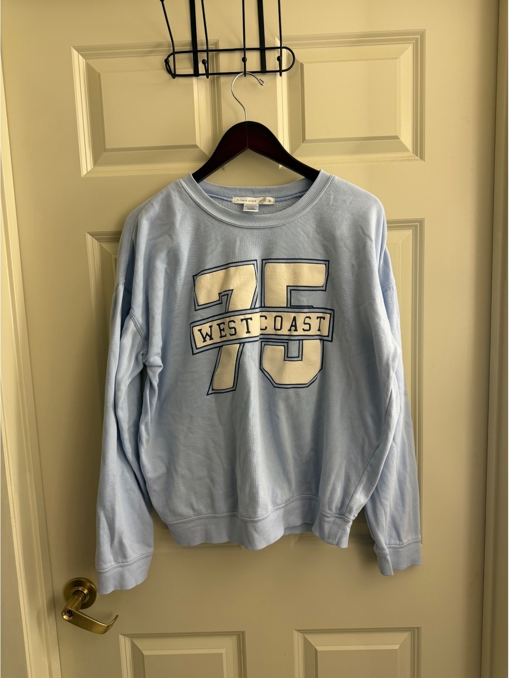 Light Blue 'West Coast 75' Pullover Sweatshirt - #1513